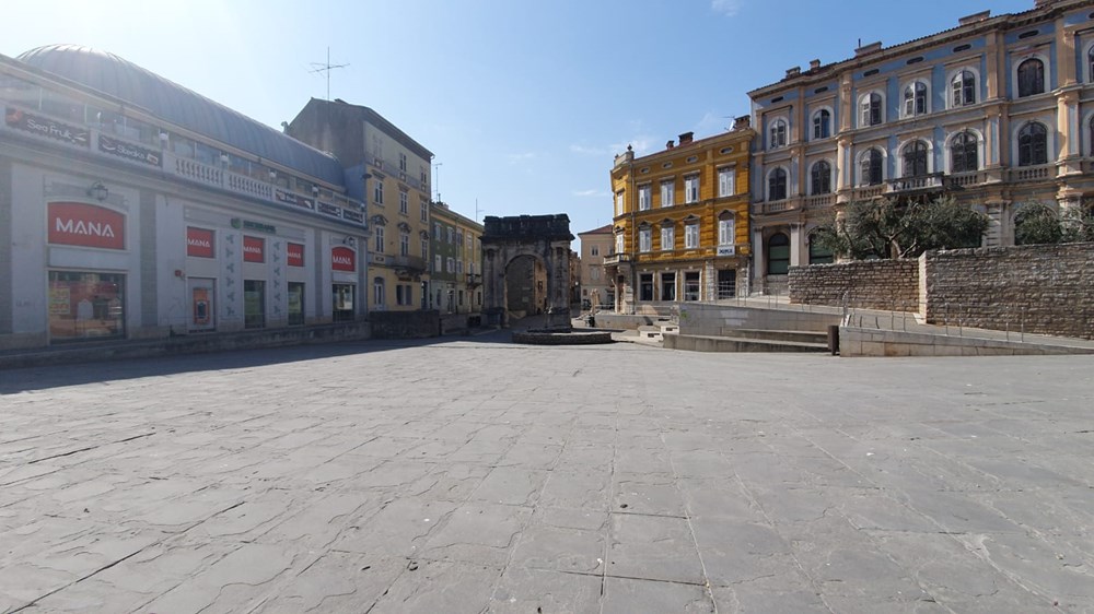 Pula u doba koronavirusa, 29. ožujka 2020. (Miran SPADA)